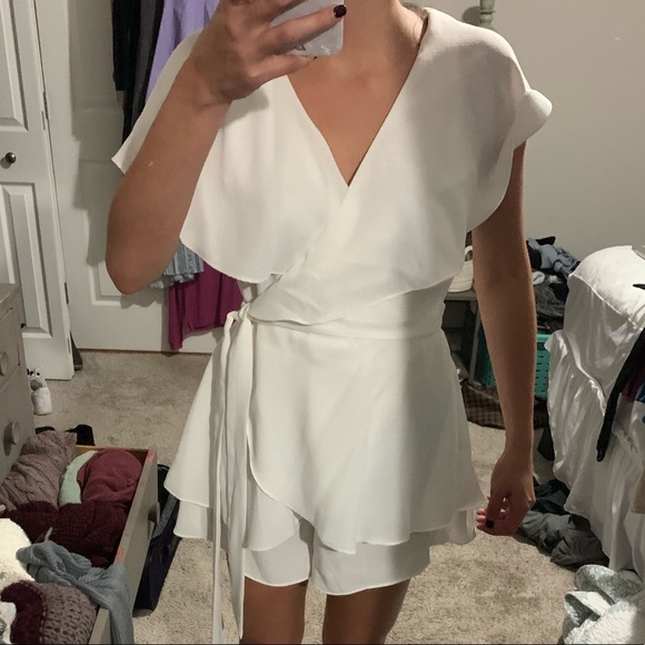 White Romper - Picture 1 of 2